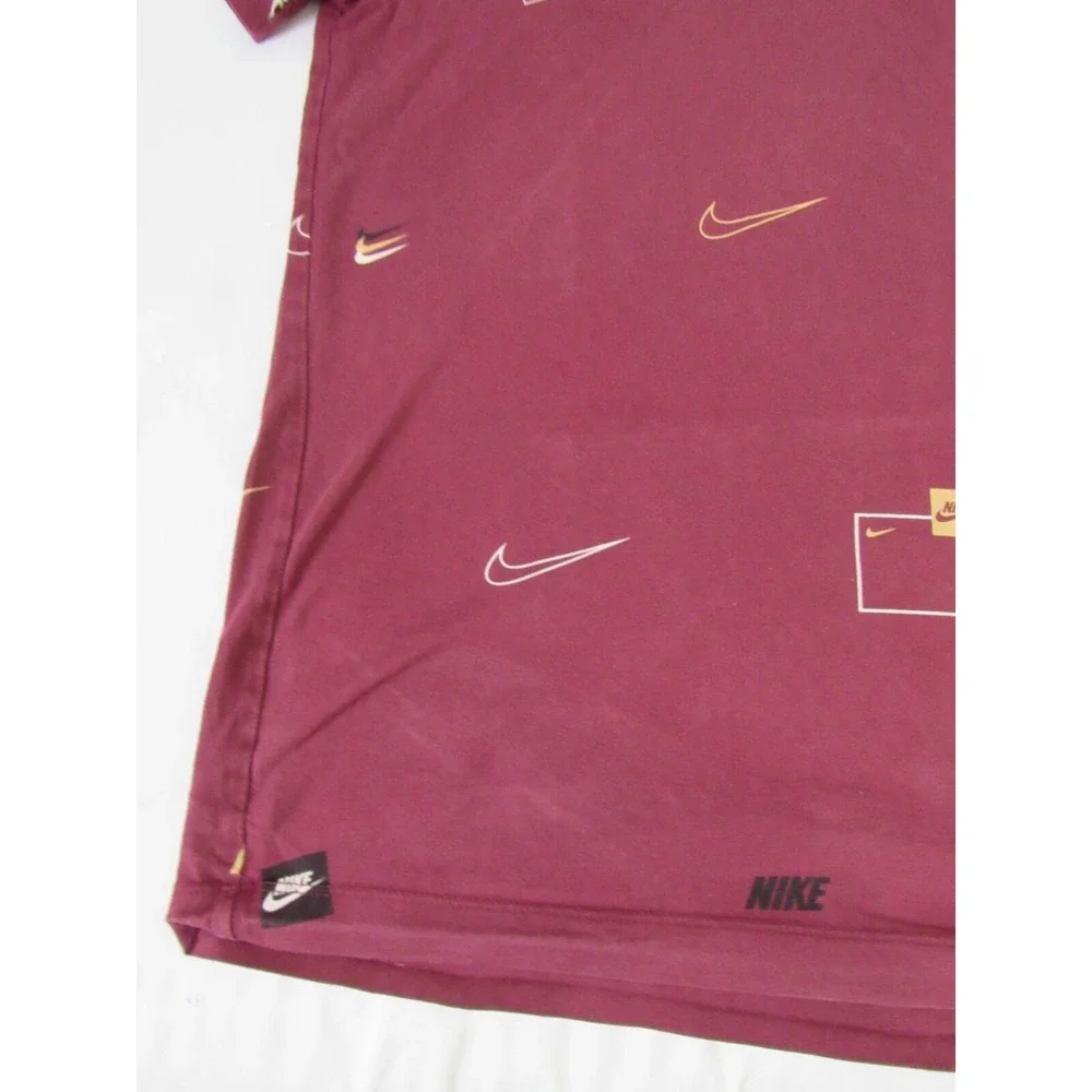 Nike Tee 100%‎ Cotton All Over Short Sleeve T-Shirt Men's M